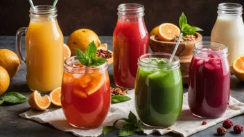 kombucha, kefir, fermenterte drikker, helsefordeler, probiotiske drikker, hjemmelagde drikker