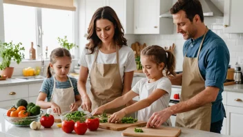 hjemmelaget mat, ferdigmat, familielaging, barns involvering, næringsverdi sammenligning