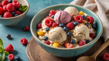 hjemmelaget is, oppskrift, matlaging, sommerdessert, dessert, lage is