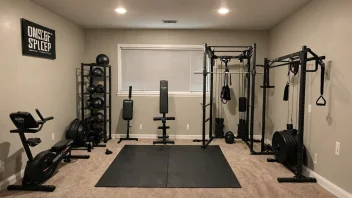treningsrom hjemme, funksjonelt treningsrom, treningstips, fitness hjemme, treningsoppsett hjemme